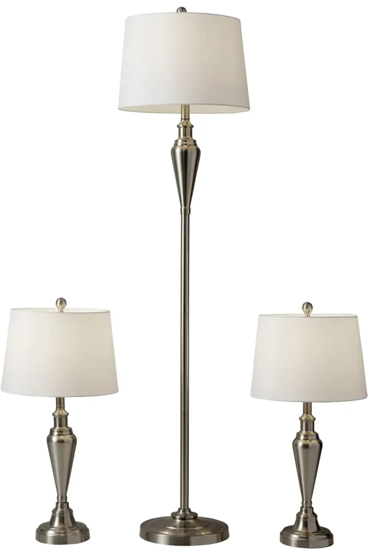 Glendale 3 Piece Floor and Table Lamp Set