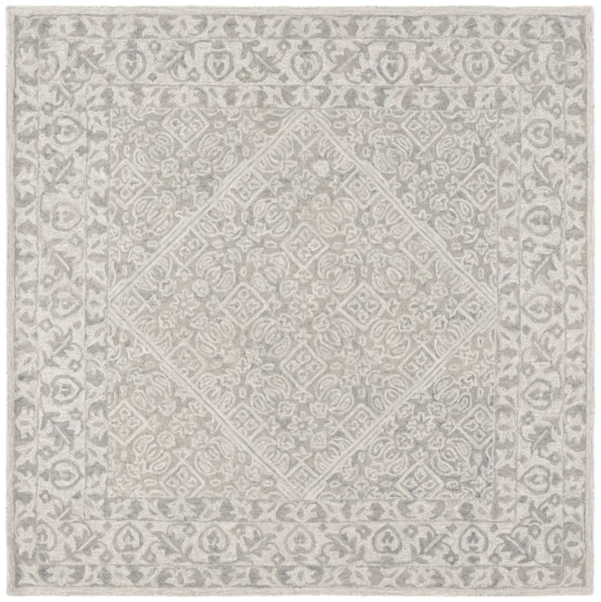 DIP DYE Hand Tufted 7' x 7' Square area rug