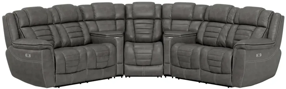 Rosenberg Power Reclining Sectional