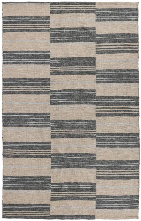 Indr Colton Stripe Charcoal 