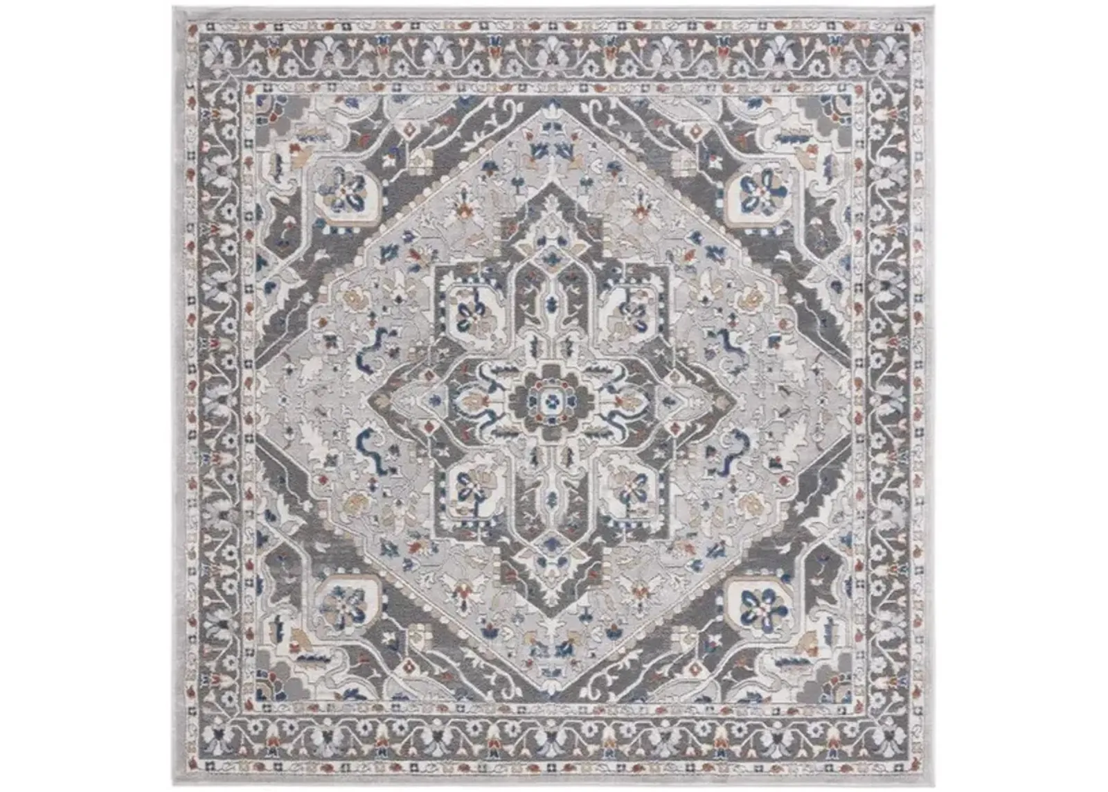 ETERNAL 216 Grey  6'-7' X 6'-7' Square Square Rug