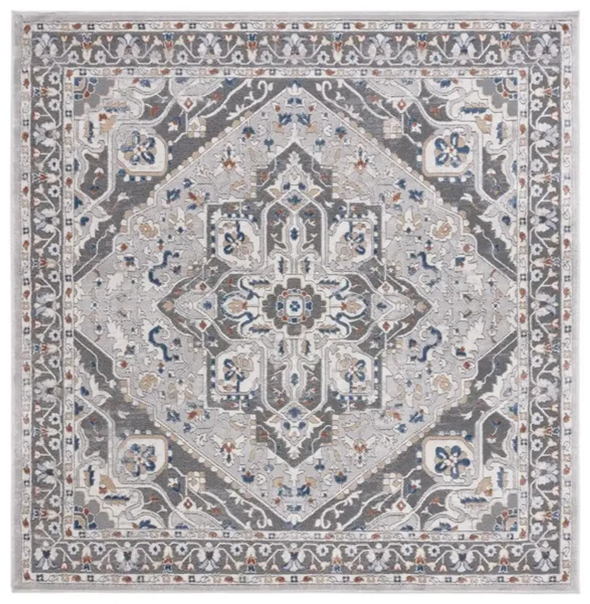 ETERNAL 216 Grey  6'-7' X 6'-7' Square Square Rug