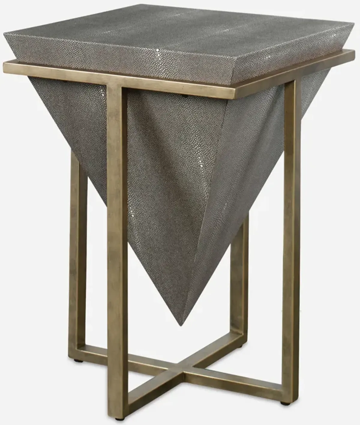 Bertrand Shagreen Accent Table