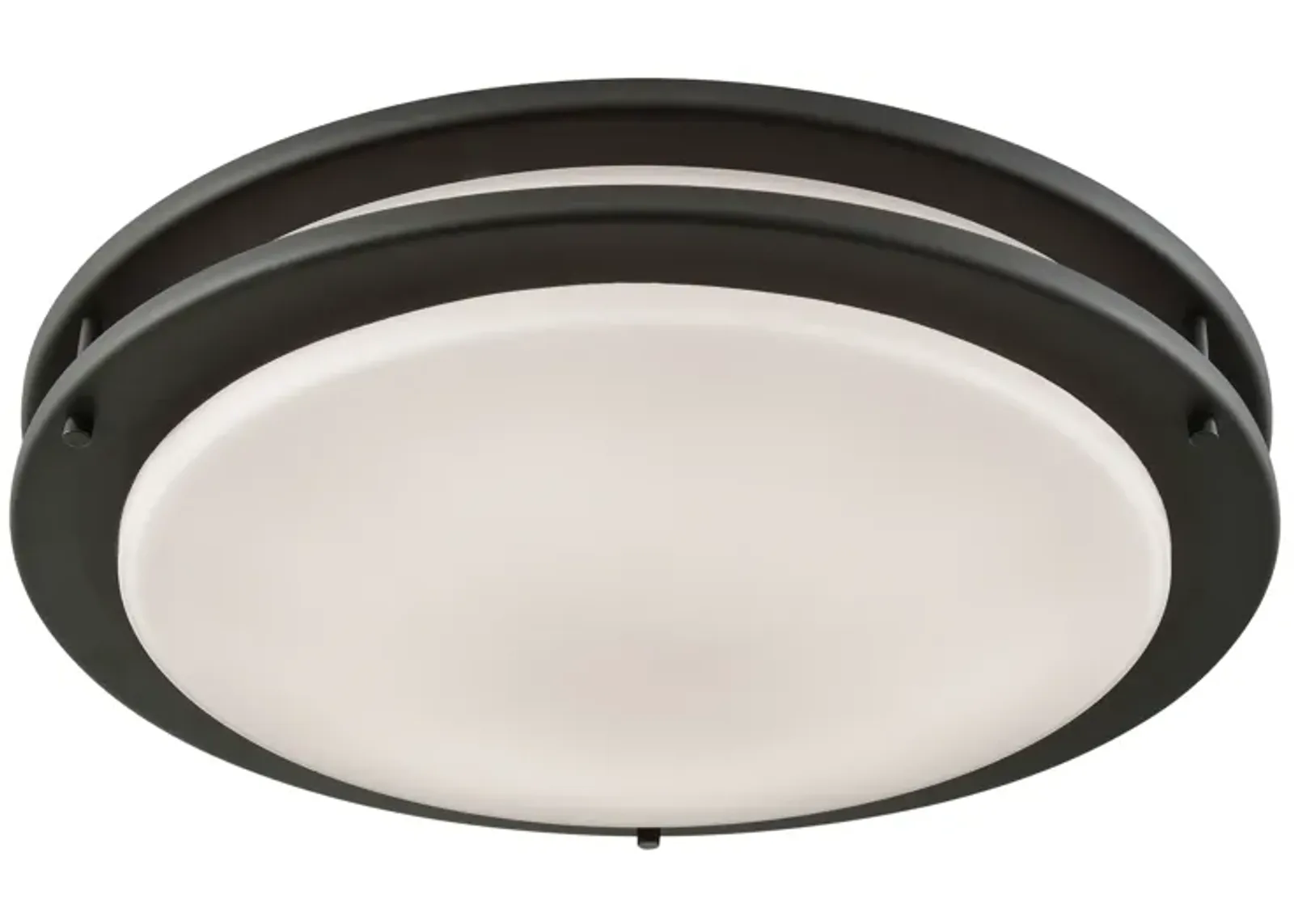 Clarion 14" Wide 1-Light Flush Mount - Oil Rubbed Bronze