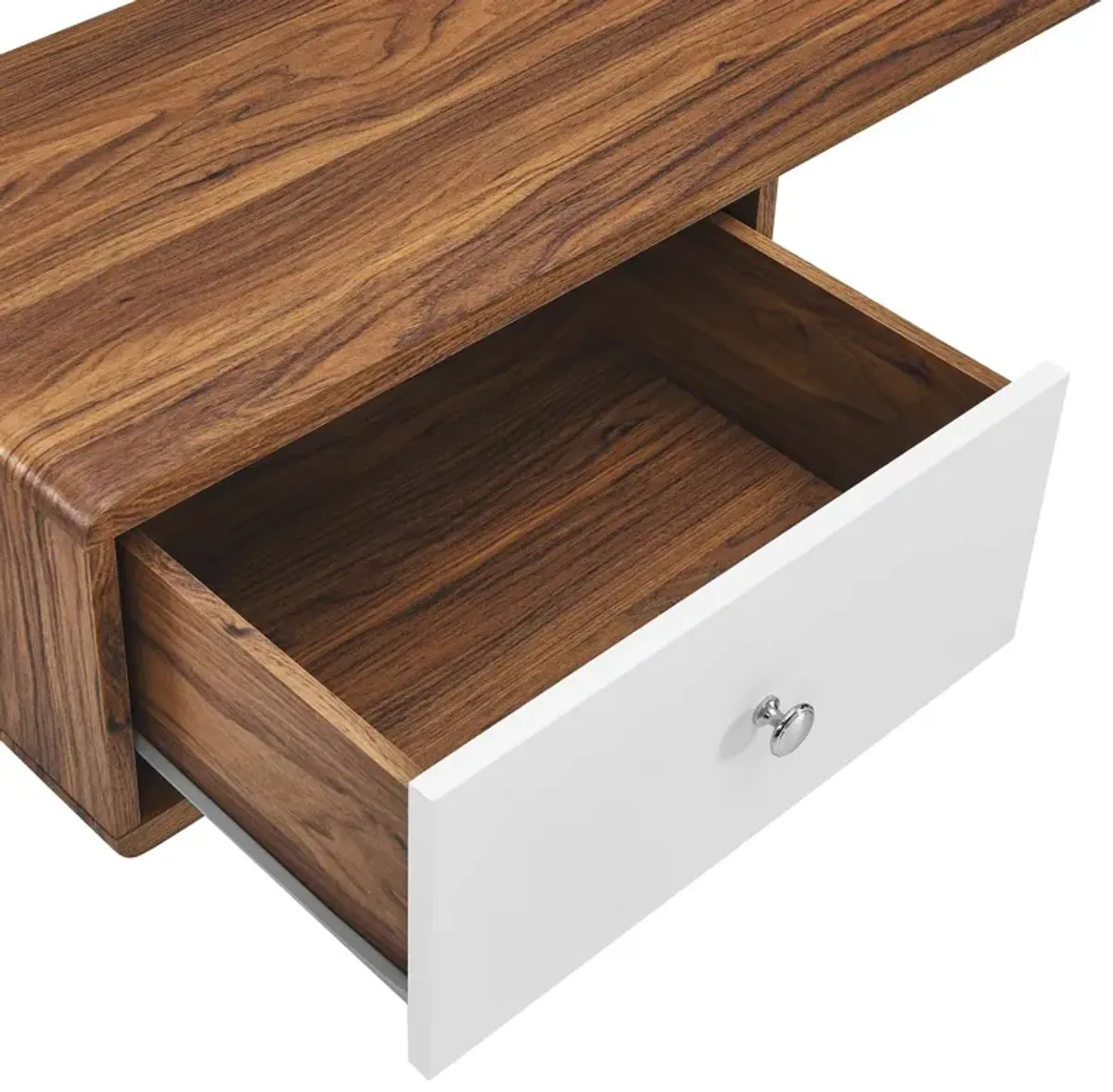 Transmit 55" Wall Mount Corner Wood Office Desk