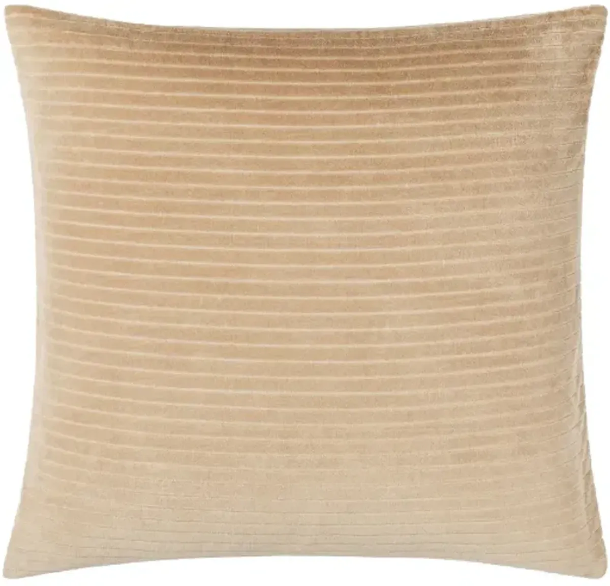 Cotton Velvet Stripes CV-093 22"L x 22"W Accent Pillow