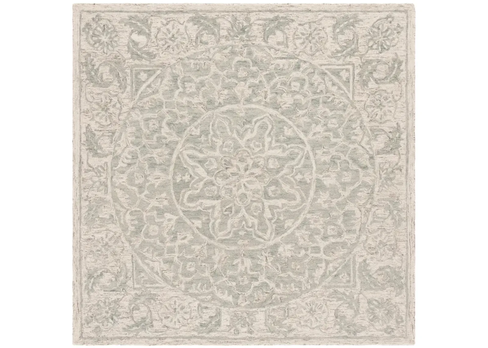 MICRO-LOOP 925 LIGHT BLUE  6' x 6' Square Square Rug