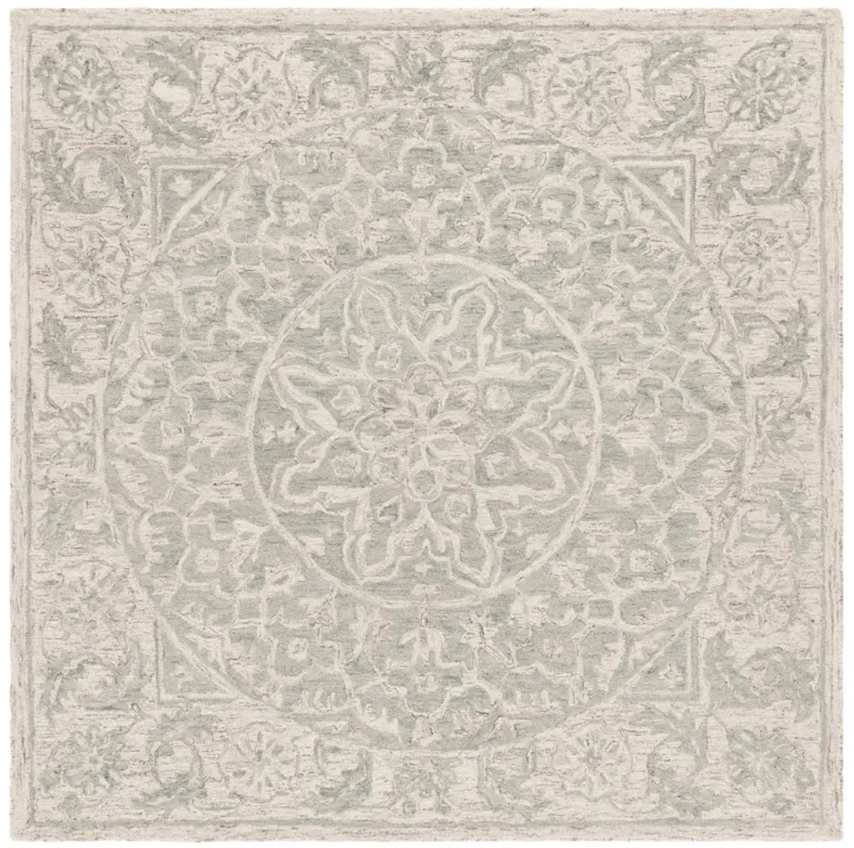 MICRO-LOOP 925 LIGHT BLUE  6' x 6' Square Square Rug