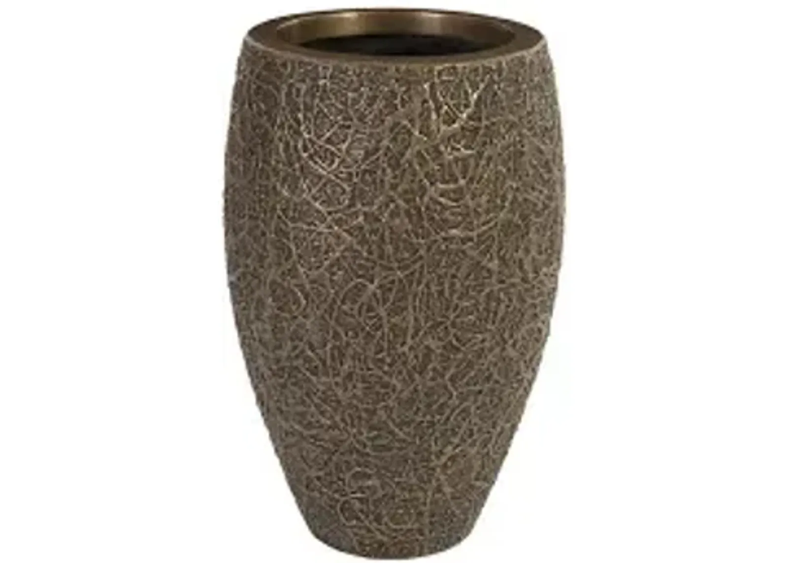 string theory planter, bronze, sm