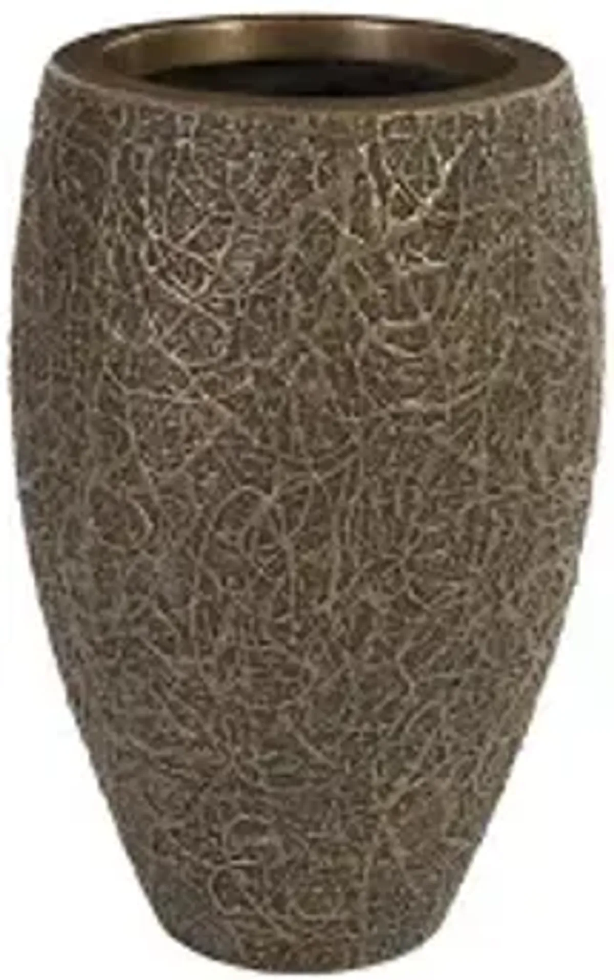 string theory planter, bronze, sm