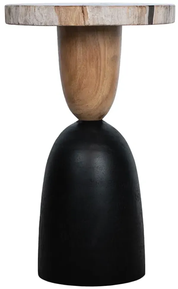 Petrified Accent Table