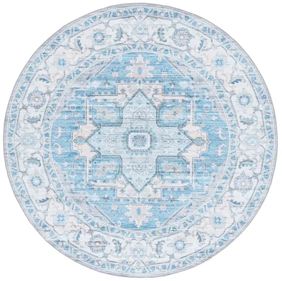 ARIZONA 913 GREY  6' x 6' Round Round Rug