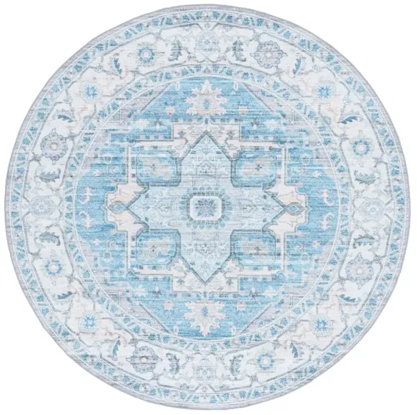 ARIZONA 913 GREY  6' x 6' Round Round Rug
