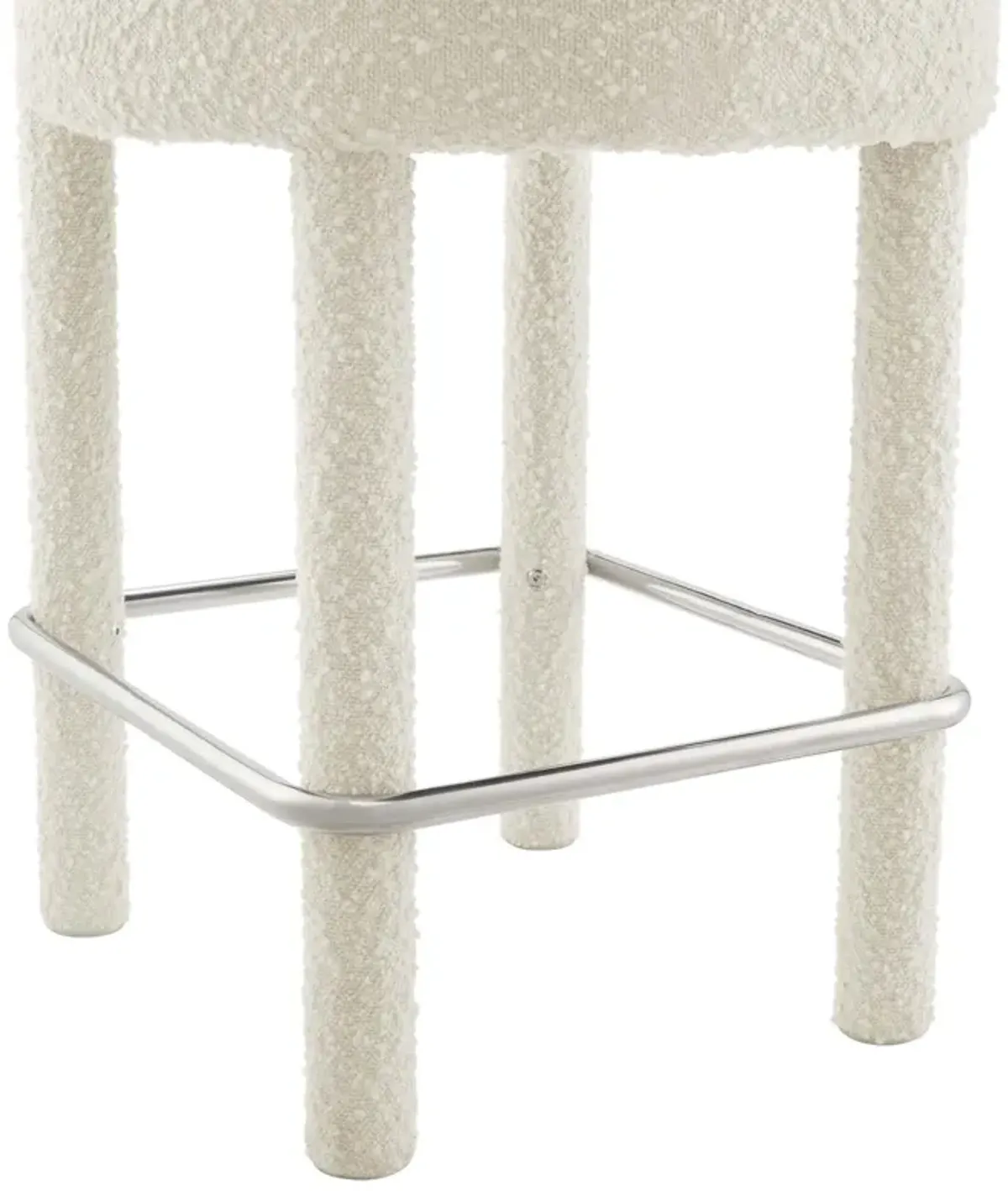 Toulouse Boucle Fabric Counter Stool - Set of 2