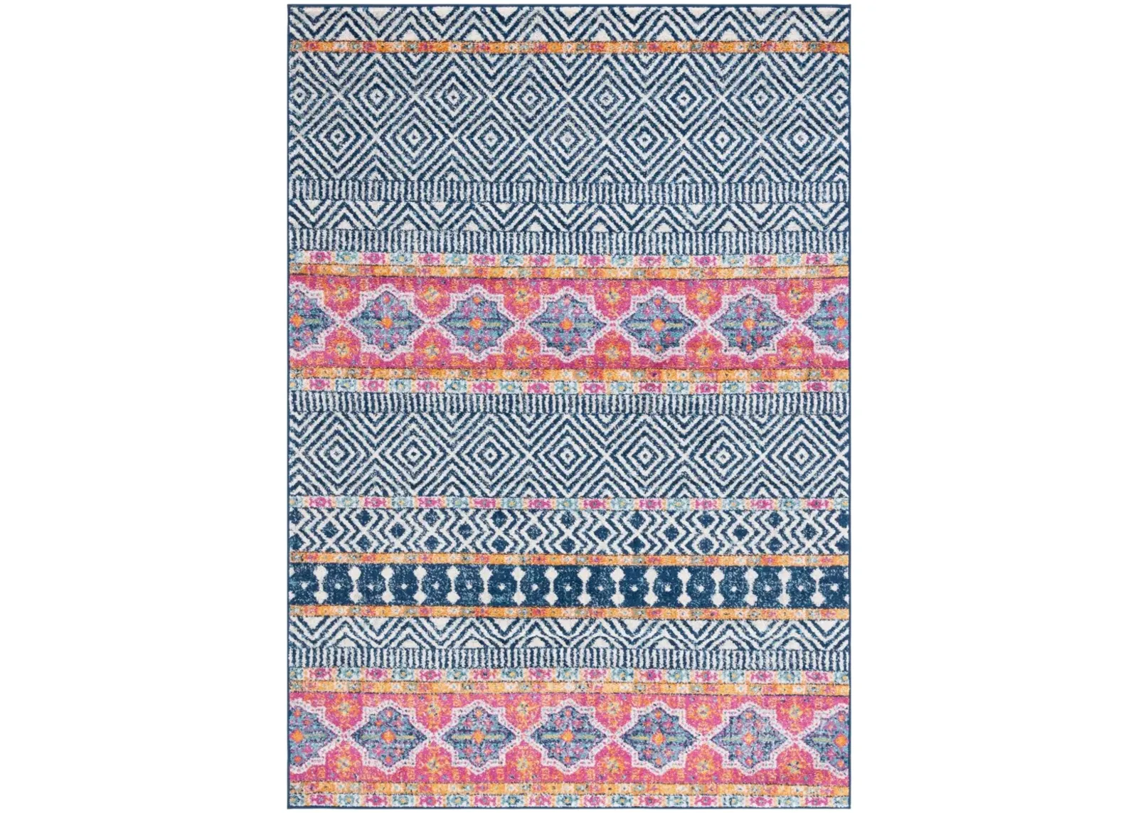 MADISON 614 NAVY  2'-6' x 4' Accent Rug