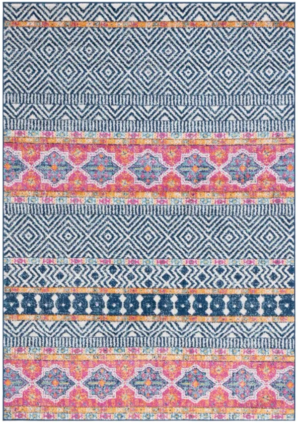 MADISON 614 NAVY  2'-6' x 4' Accent Rug