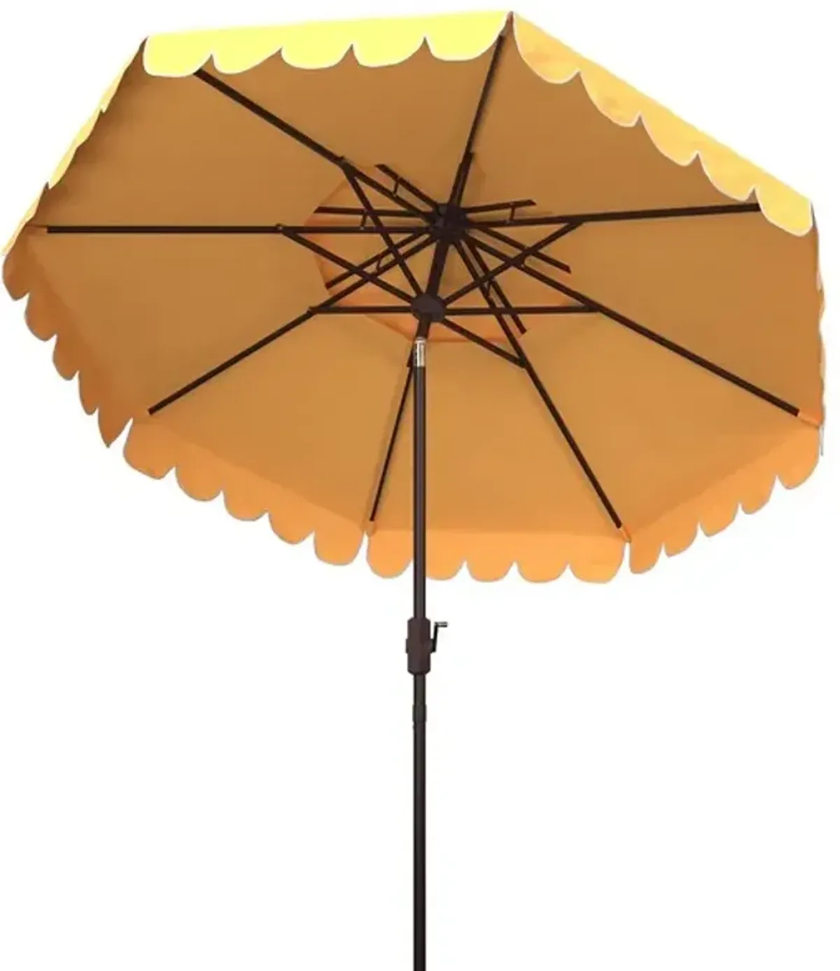 VENICE 9FT RND DOUBLE TOP CRANK UMBRELLA