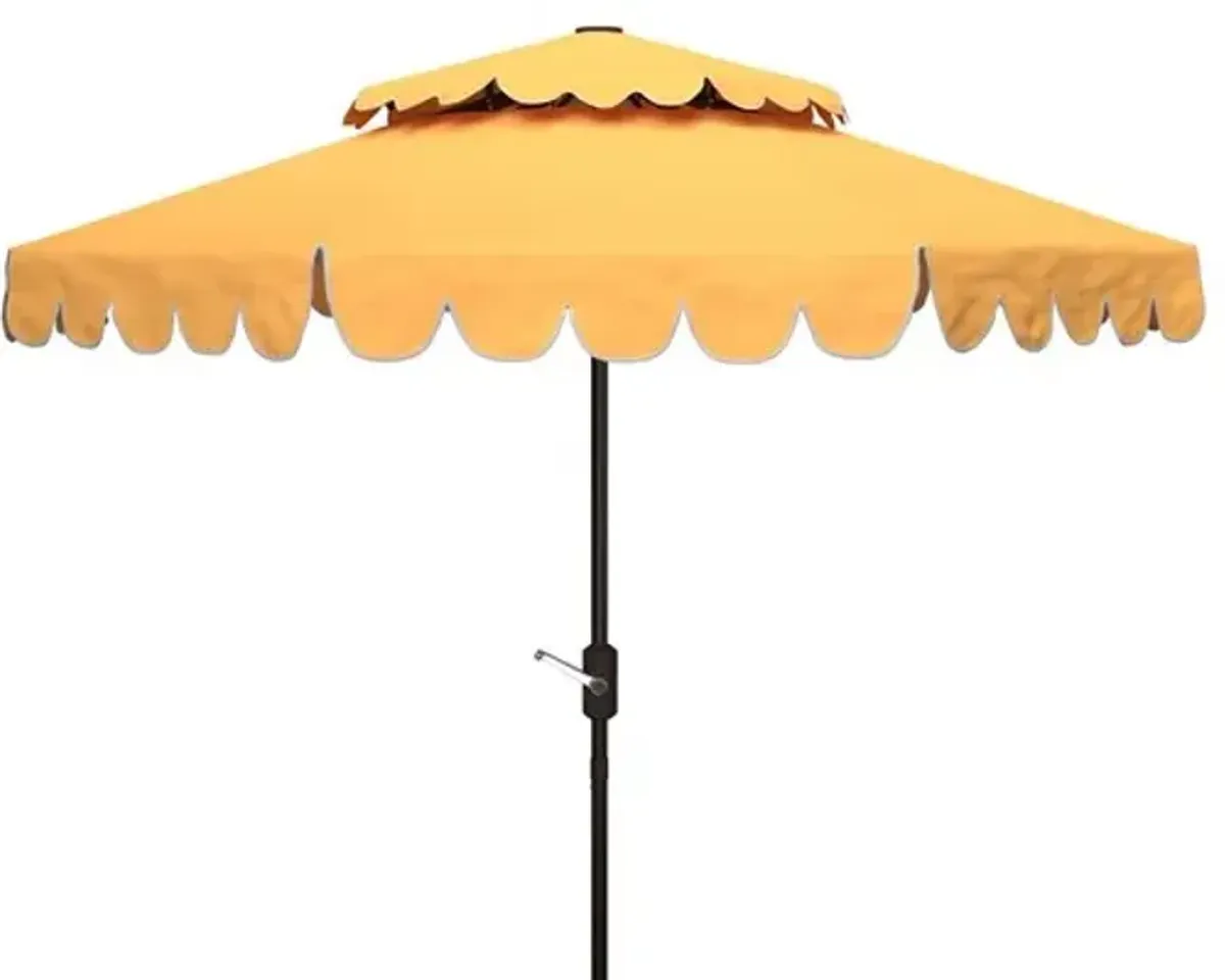 VENICE 9FT RND DOUBLE TOP CRANK UMBRELLA