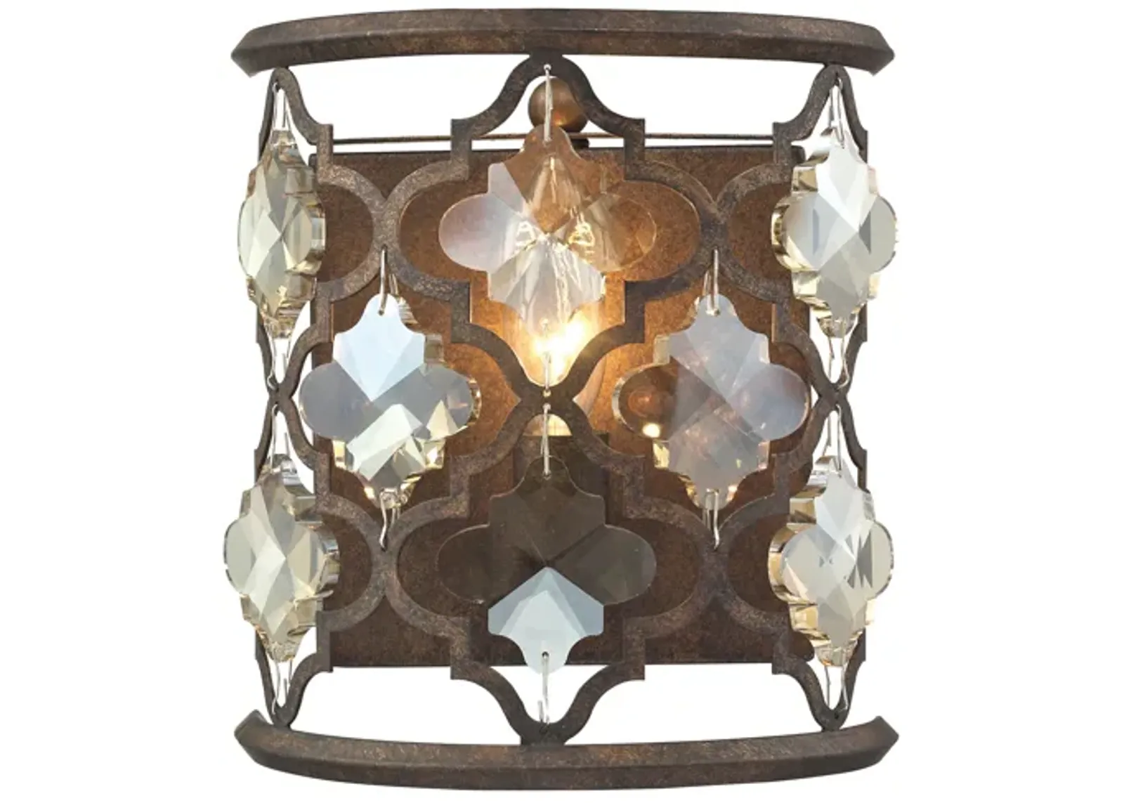 Armand 9" High 1-Light Sconce - Weathered Bronze