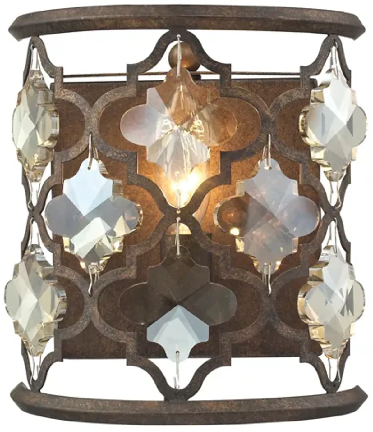 Armand 9" High 1-Light Sconce - Weathered Bronze