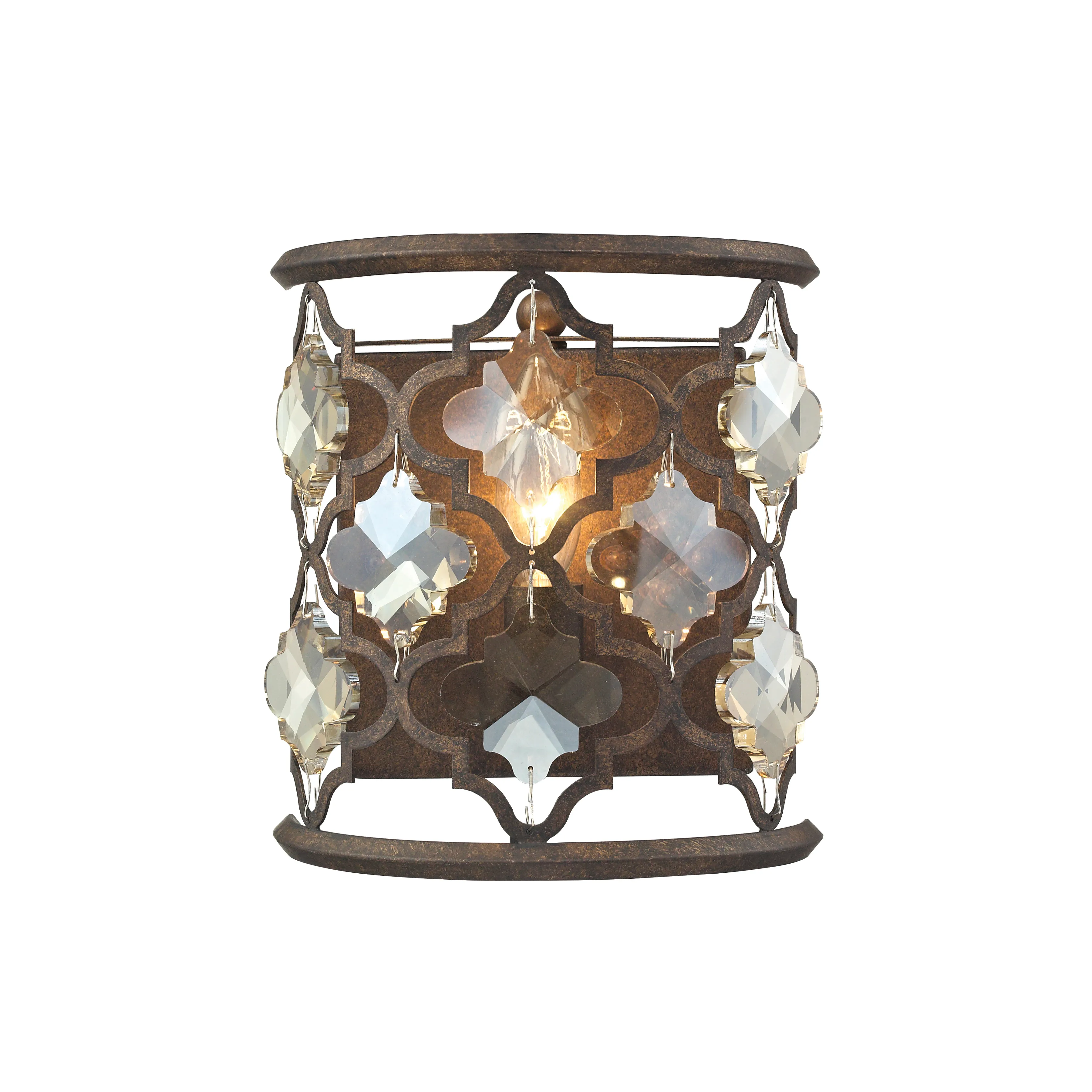 Armand 9" High 1-Light Sconce - Weathered Bronze