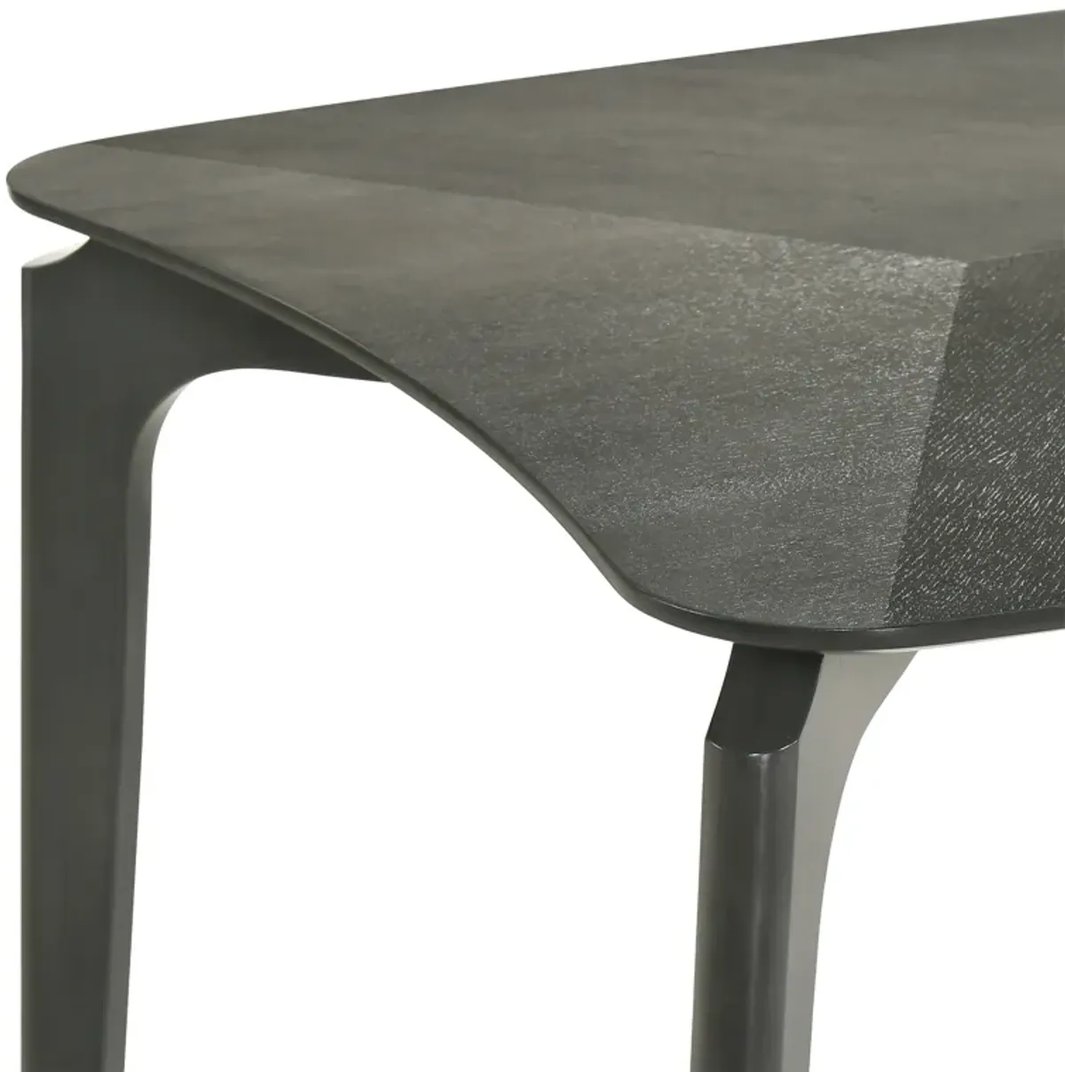 Kalia Wood Dining Table in Gray Finish