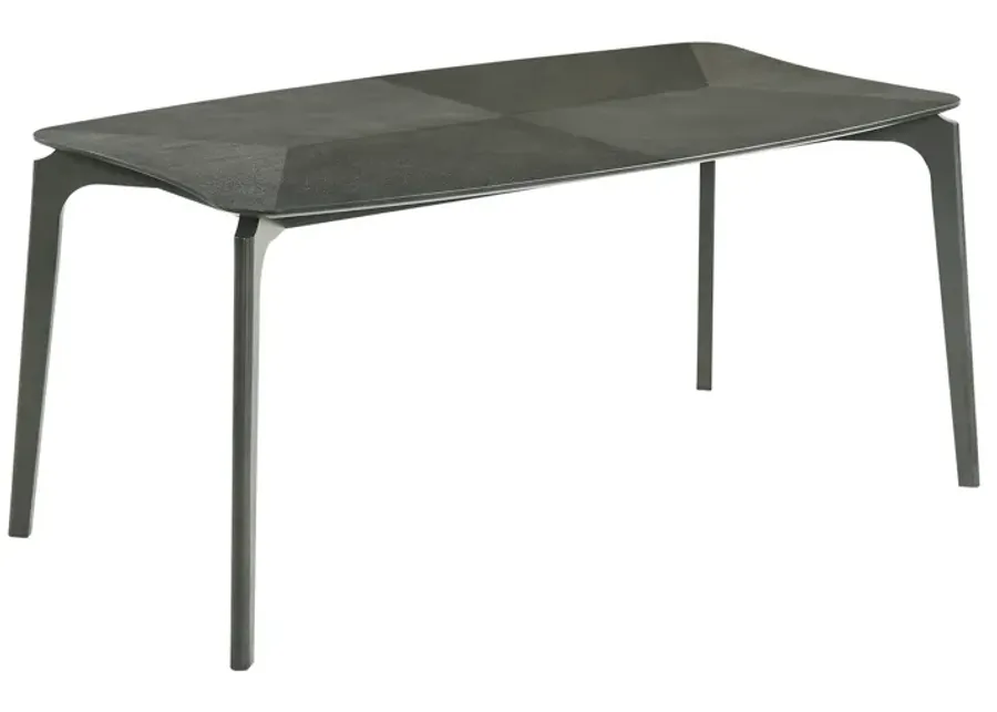 Kalia Wood Dining Table in Gray Finish