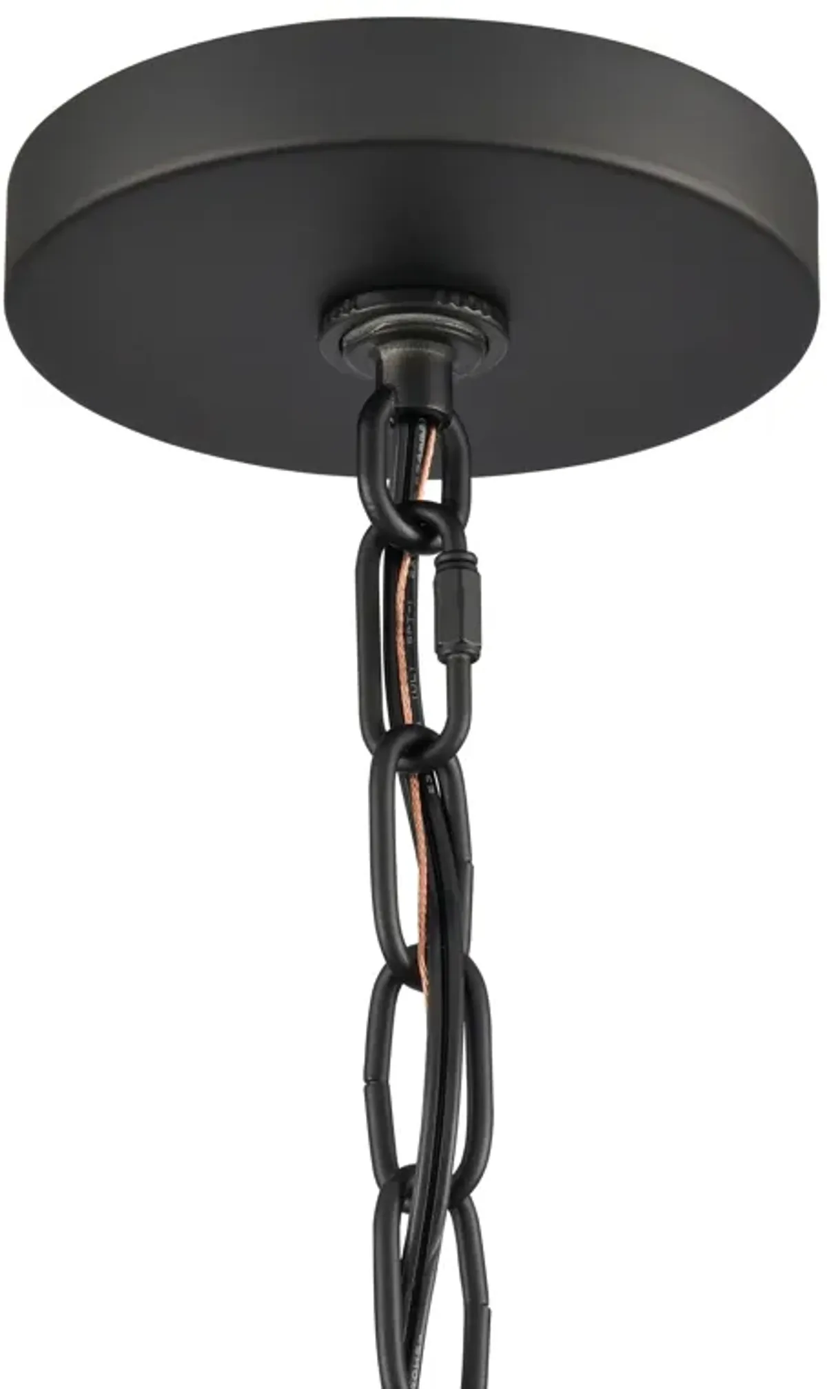 Ellisville 17.25'' Wide 4-Light Chandelier - Matte Black