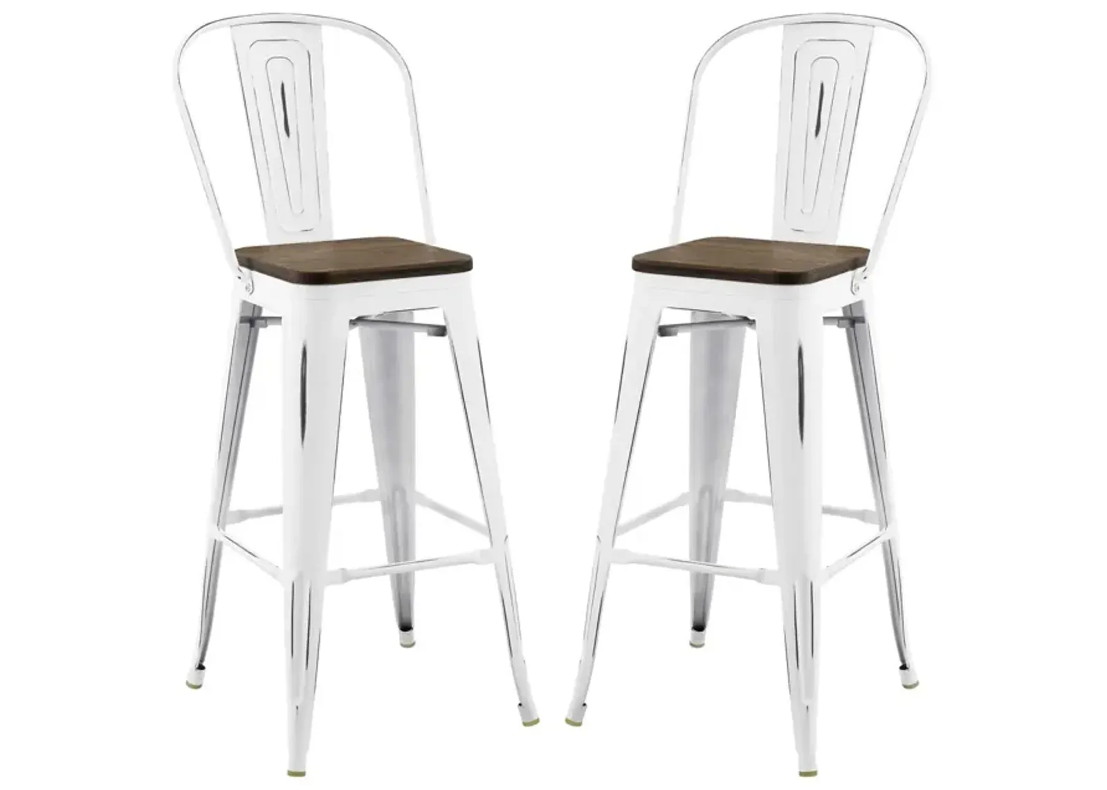 Promenade Bar Stool Metal Set of 2