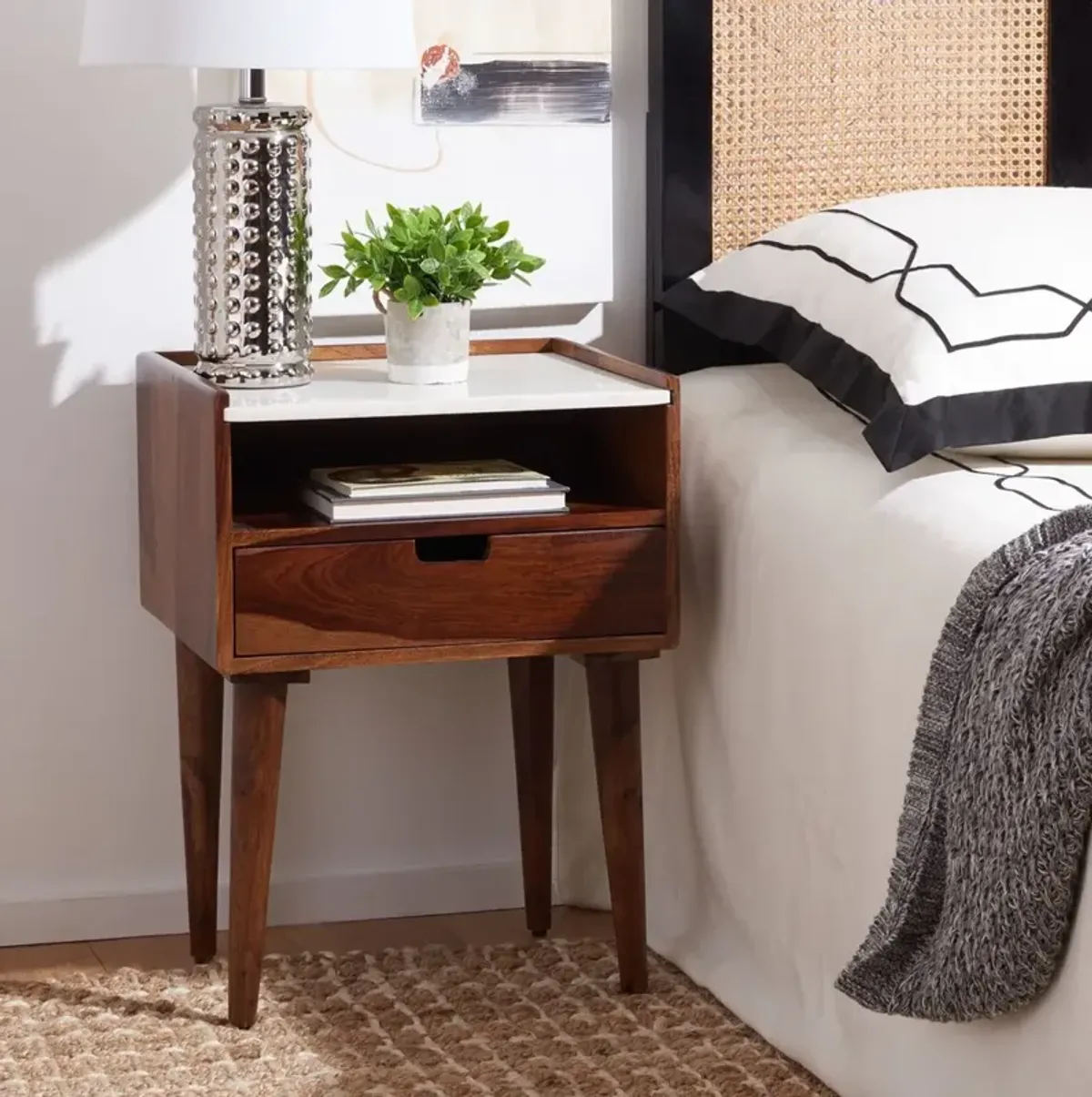 MARION 1 DRAWER NIGHTSTAND