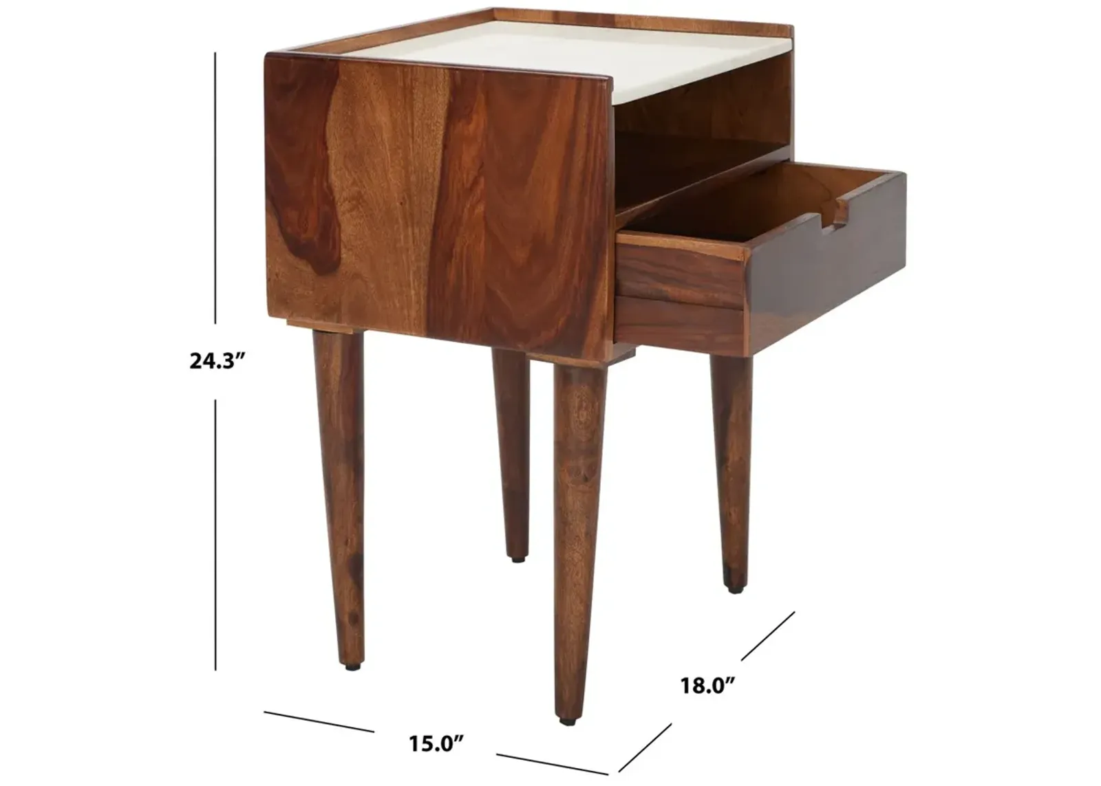 MARION 1 DRAWER NIGHTSTAND