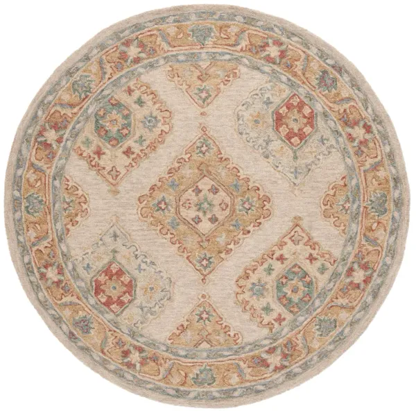 METRO Hand Tufted 6' x 6' Round area rug