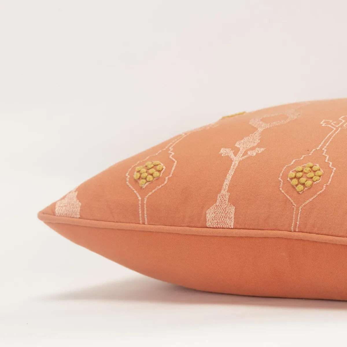 botanical  orange Pillow