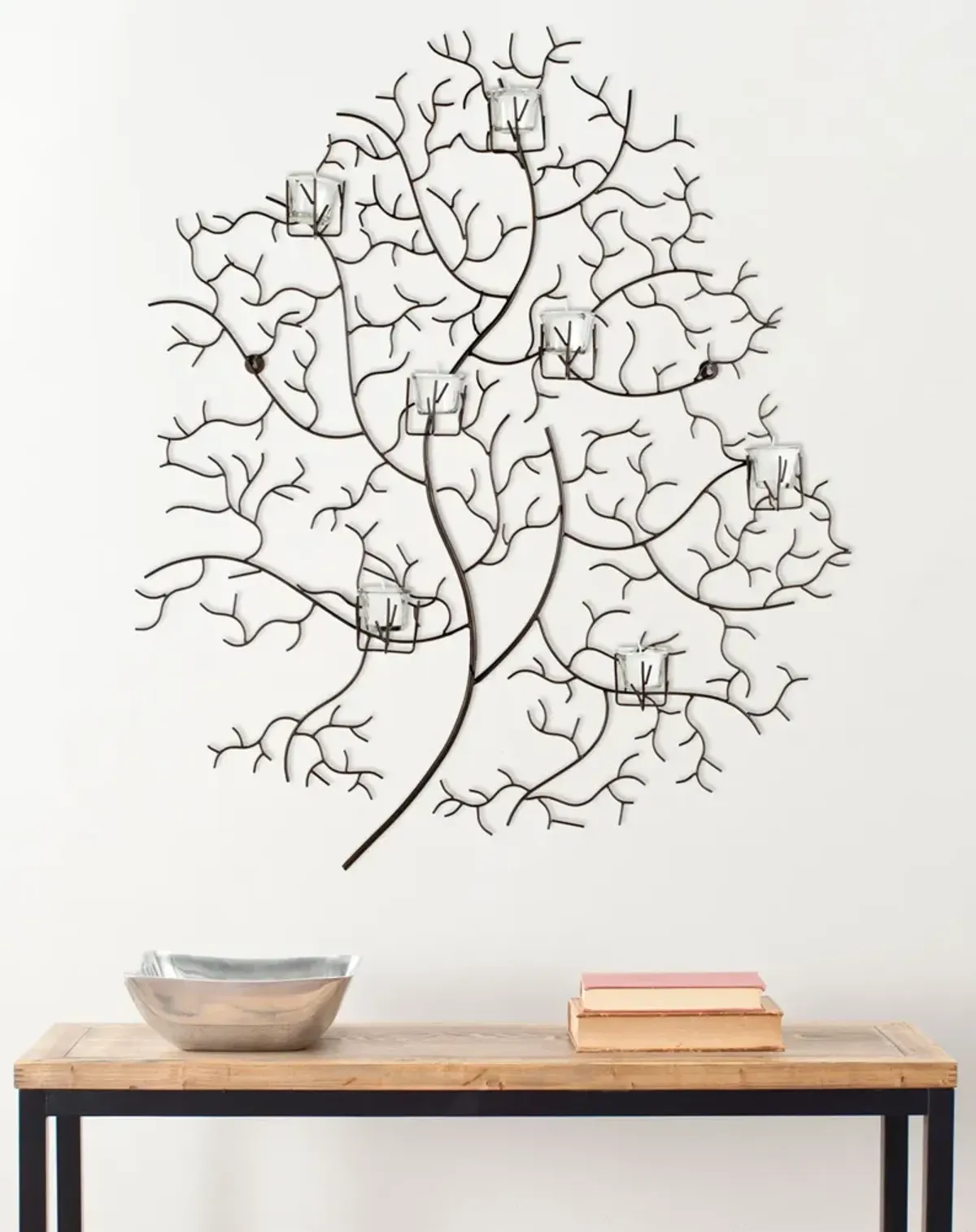 7 Votive Tree Wall Décor