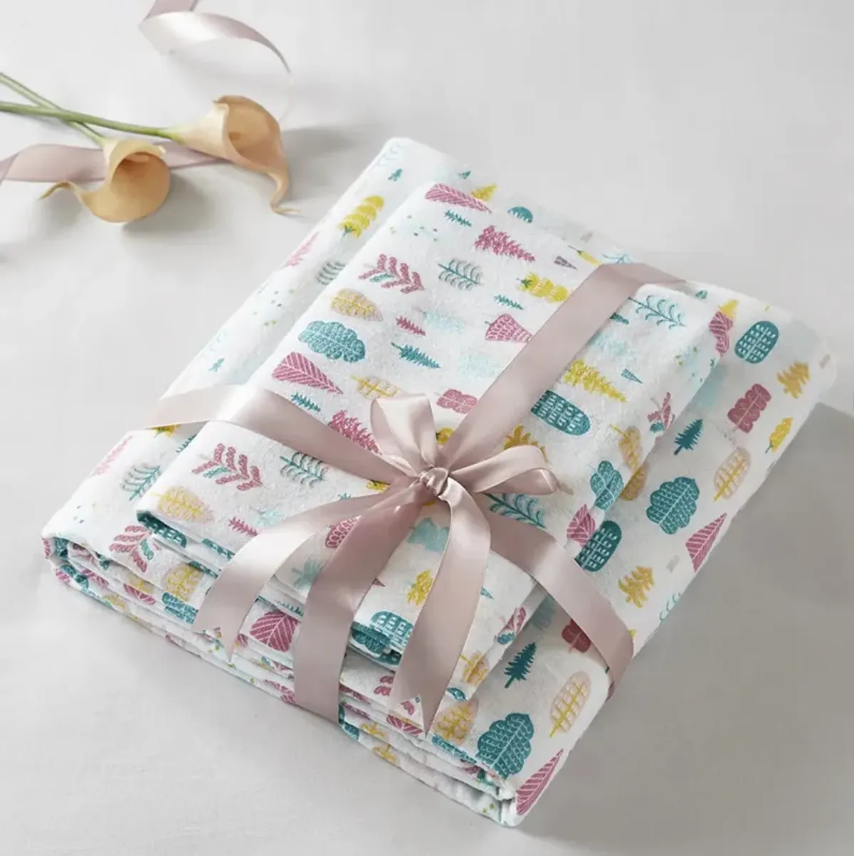 Cotton Flannel Printed Sheet Set