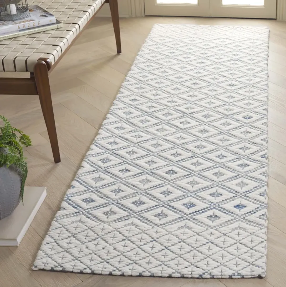 MARBELLA Hand loomed 2'-6' x 8' runner
