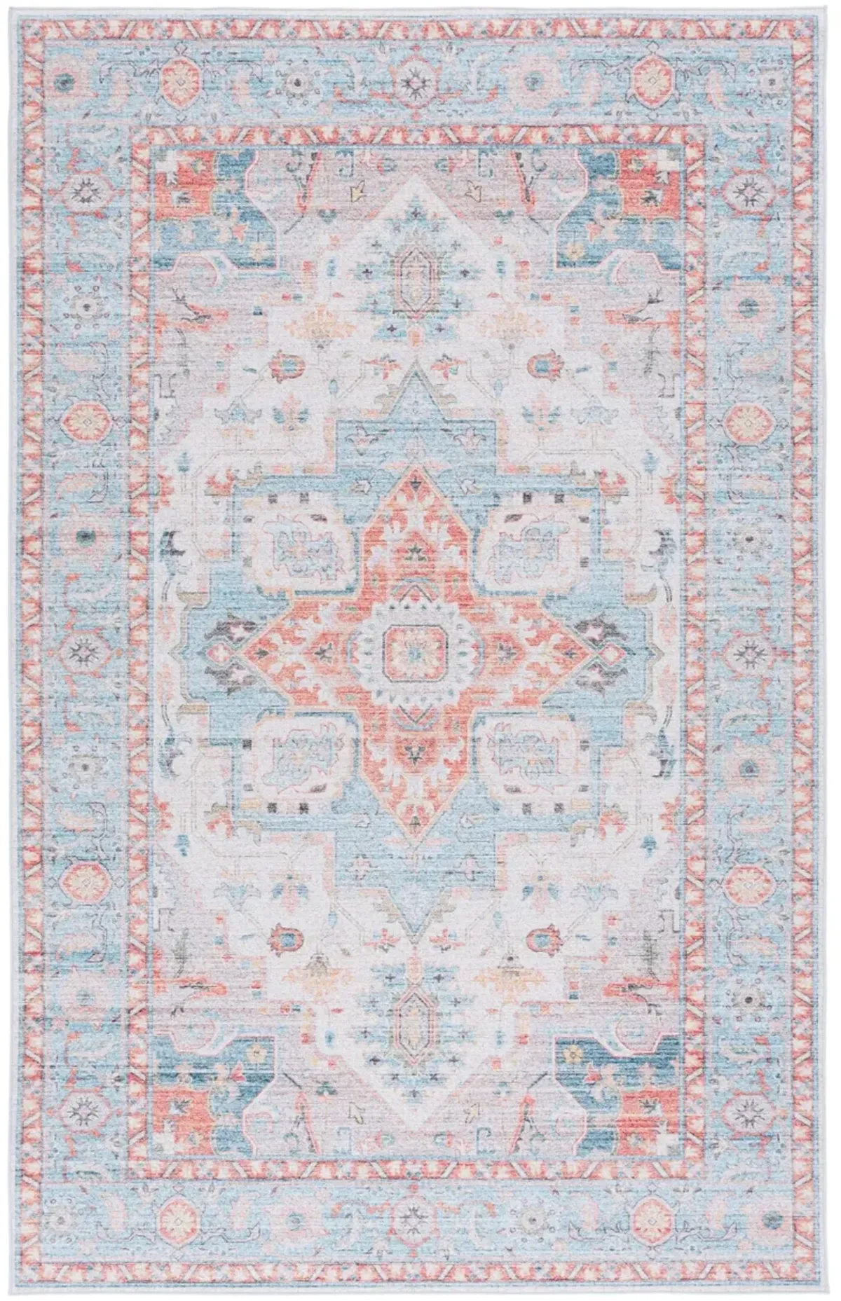 TUCSON 913 TURQUOISE  4' x 6' Small Rectangle Rug