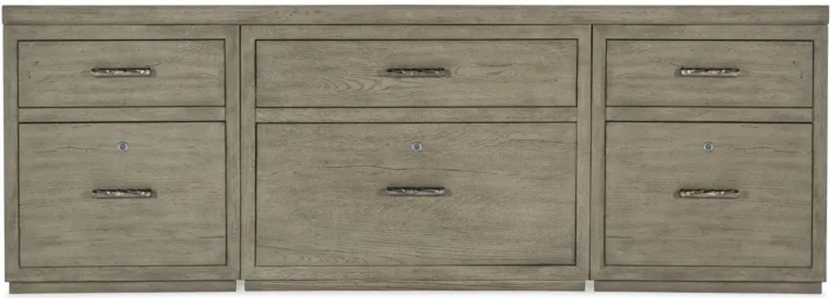 Linville Falls 84" Credenza with Two Files and Lateral File