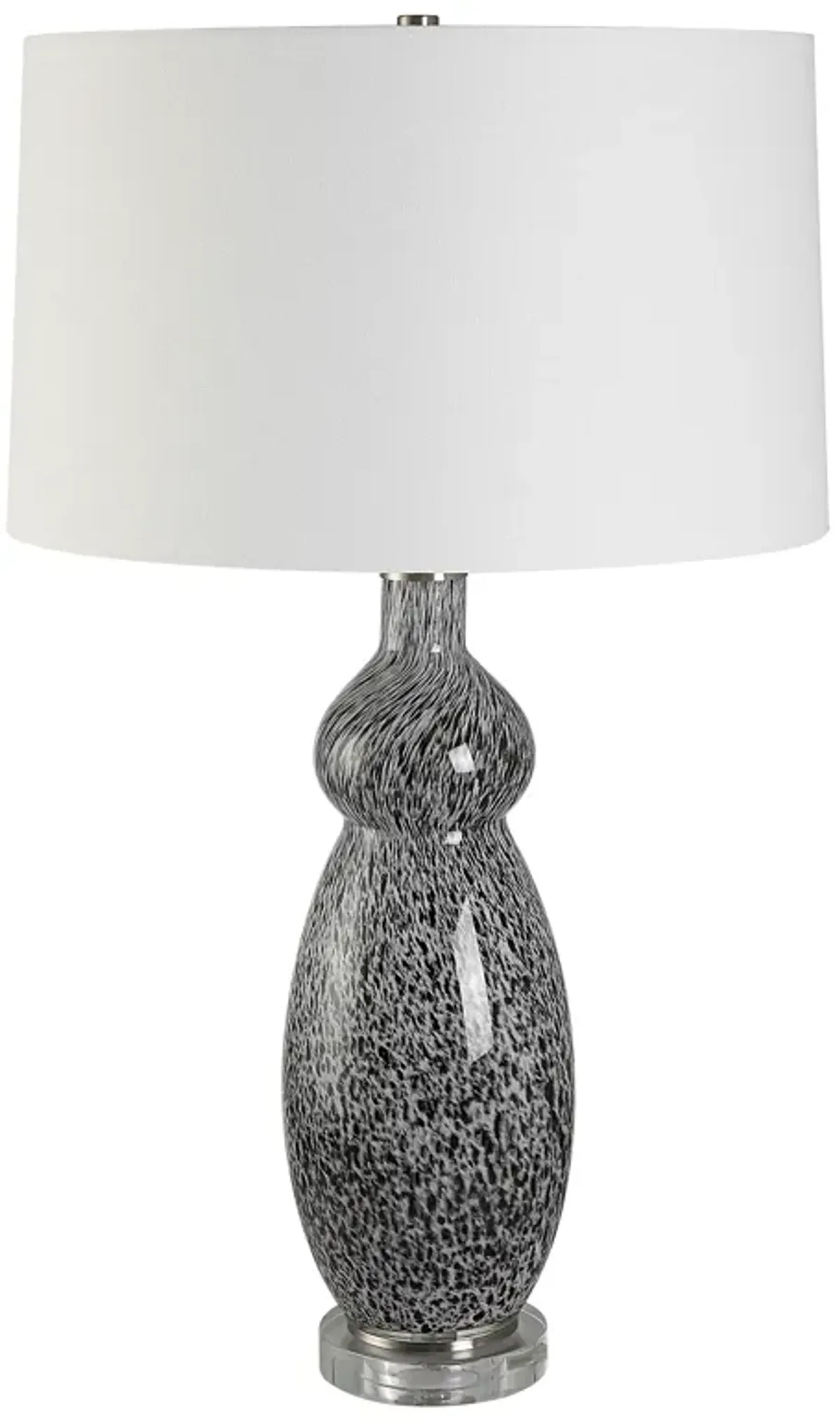 Velino Curvy Glass Table Lamp