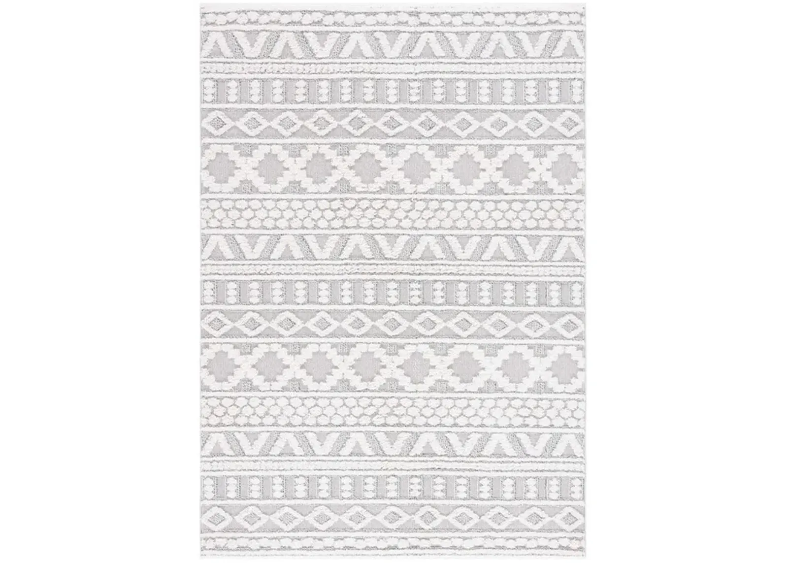 TRENDS 124 Grey  5'-3' X 7'-6' Medium Rectangle Rug