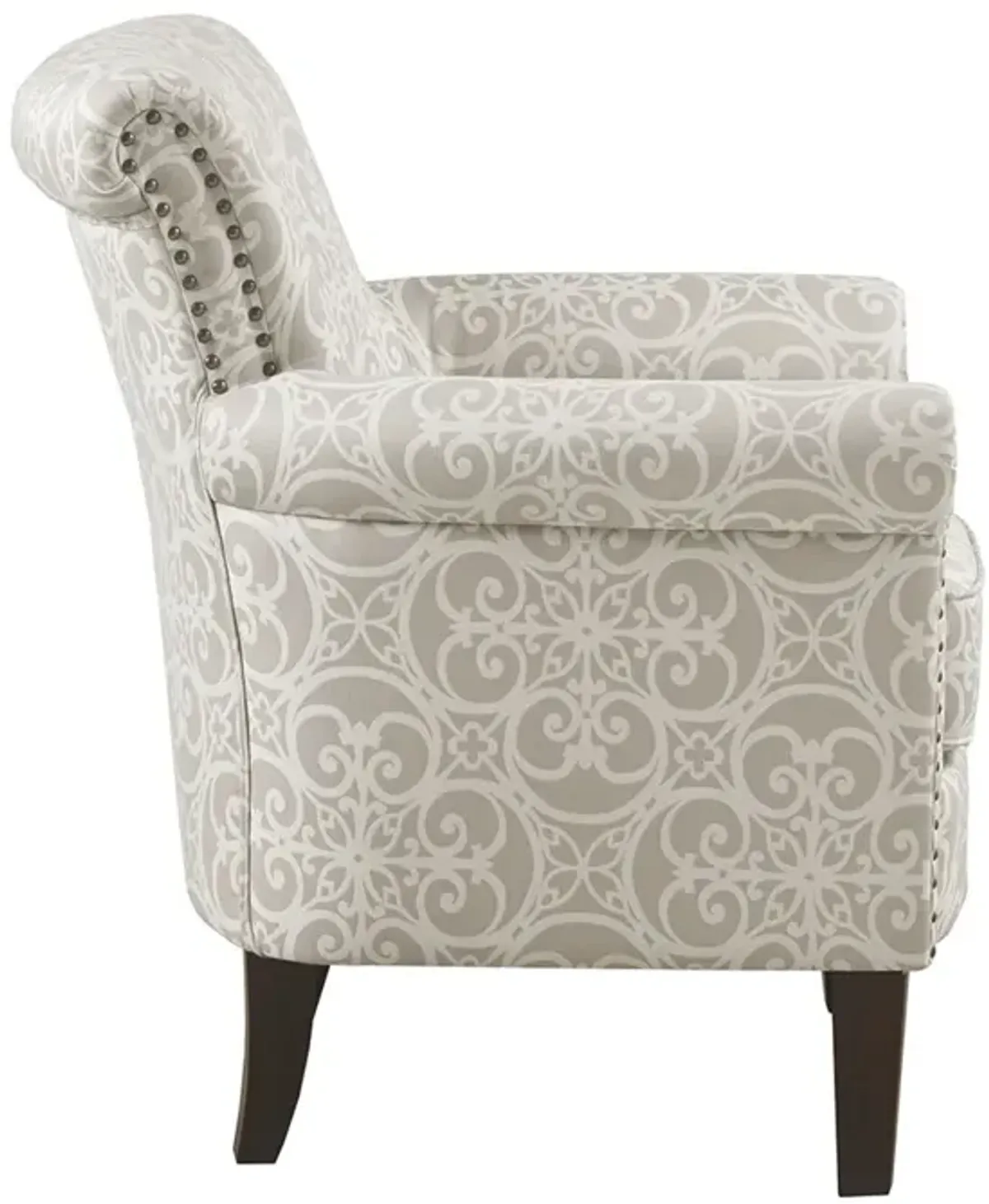 Madison Park Brooke Natural Tight Back Club Chair