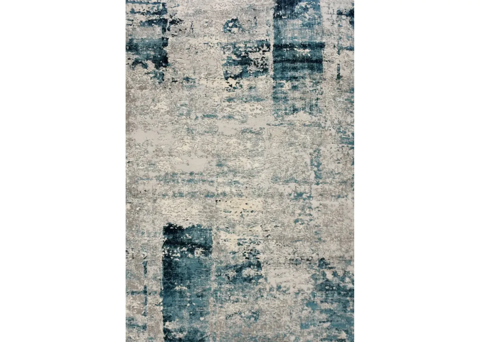 ARIELLA Blue & grey Rectangle 9'10 X 13'1 Rug