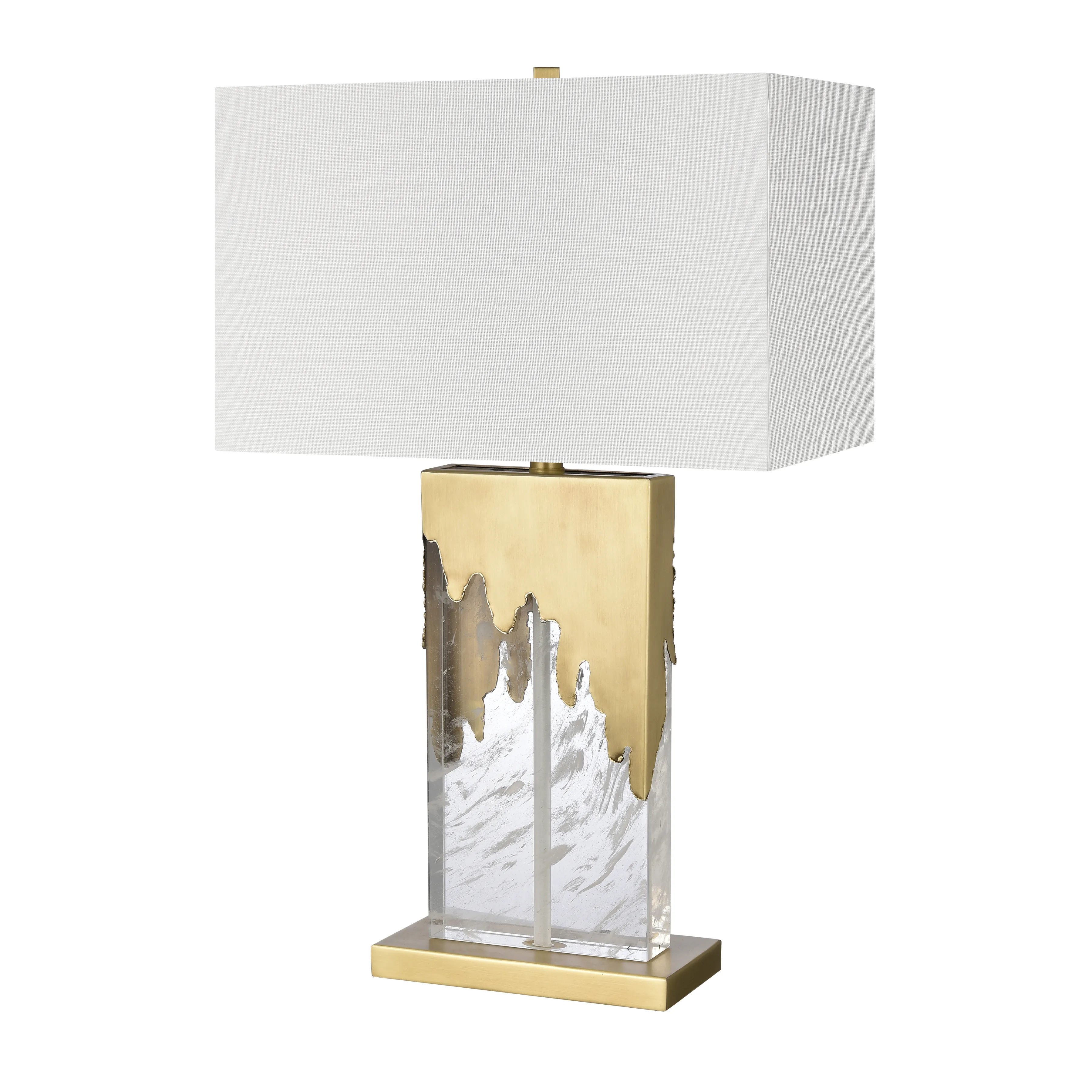 Custom Blend 28" High 1-Light Table Lamp - Clear