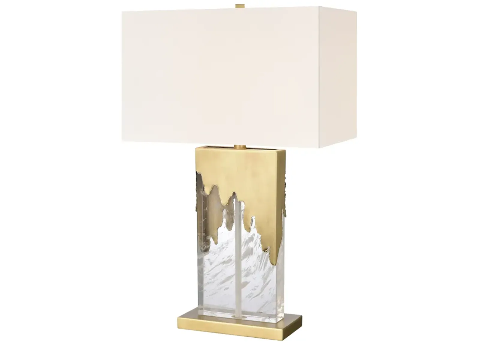 Custom Blend 28" High 1-Light Table Lamp - Clear