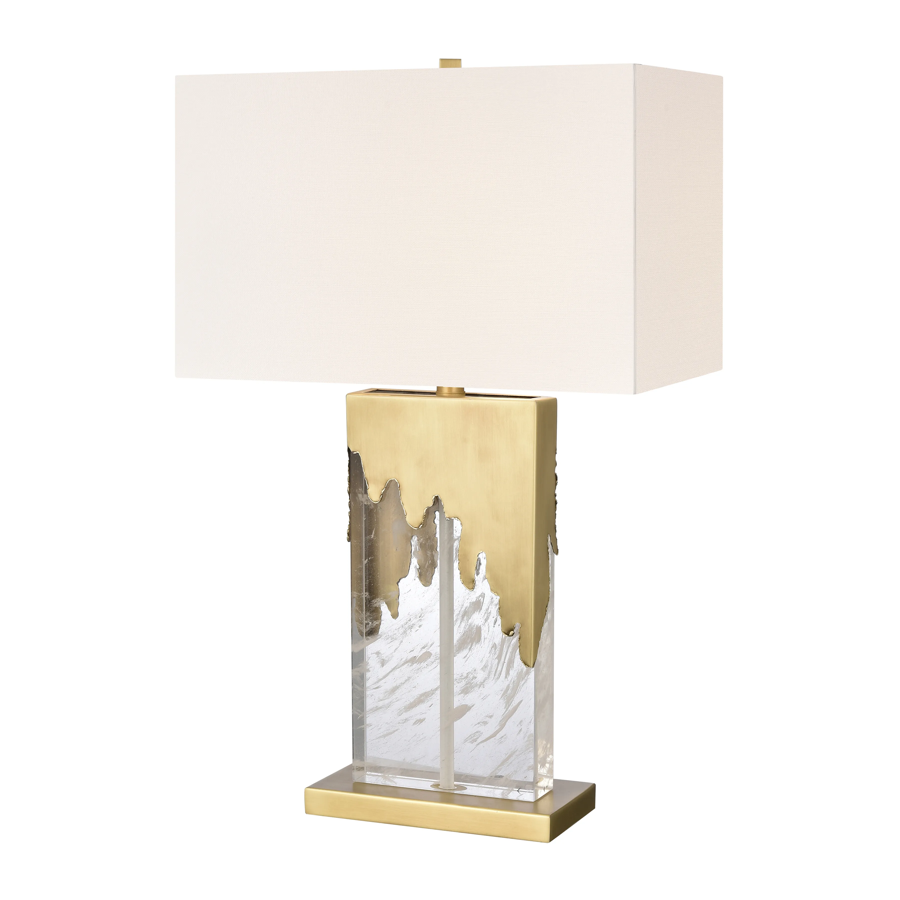 Custom Blend 28" High 1-Light Table Lamp - Clear