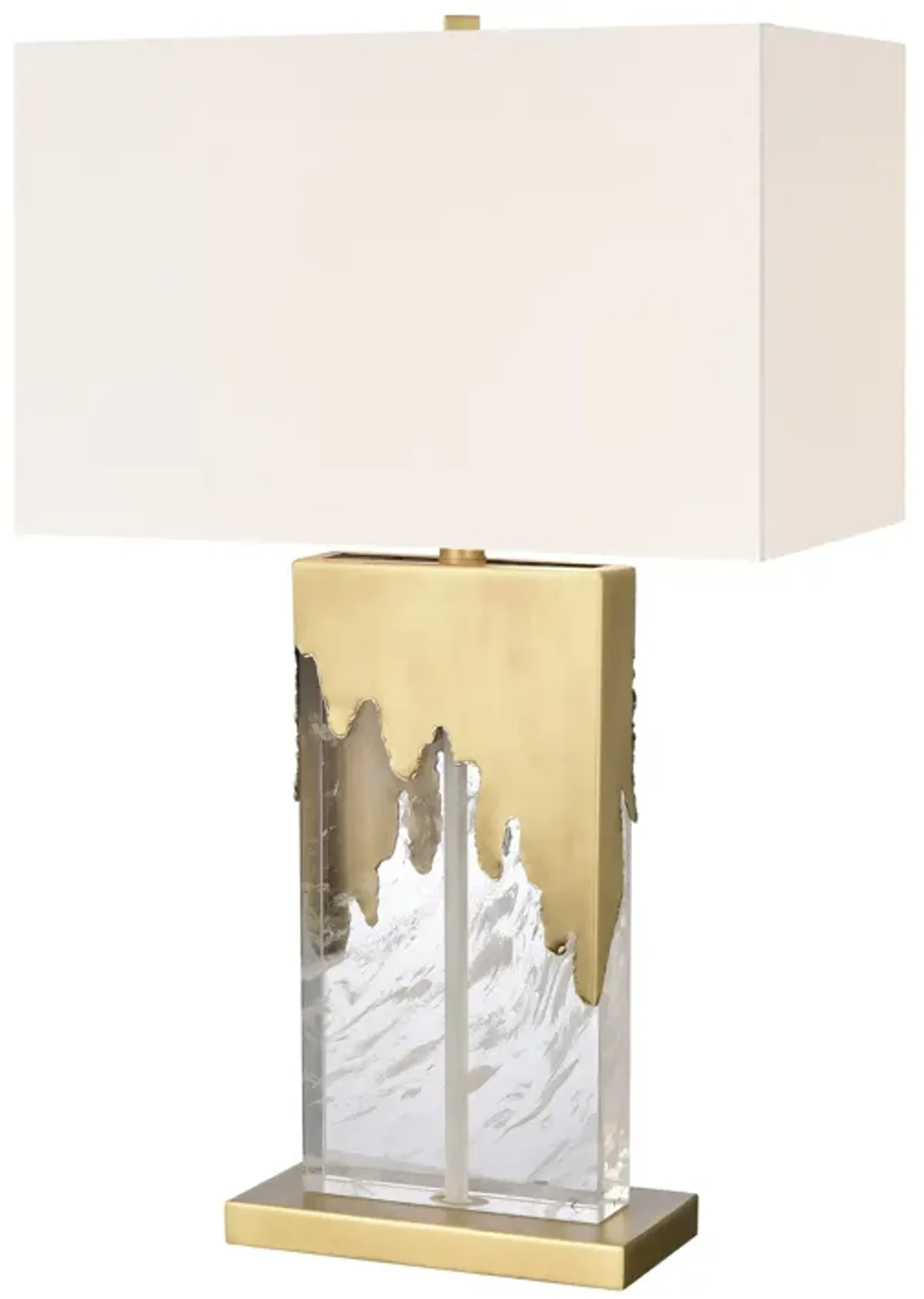 Custom Blend 28" High 1-Light Table Lamp - Clear