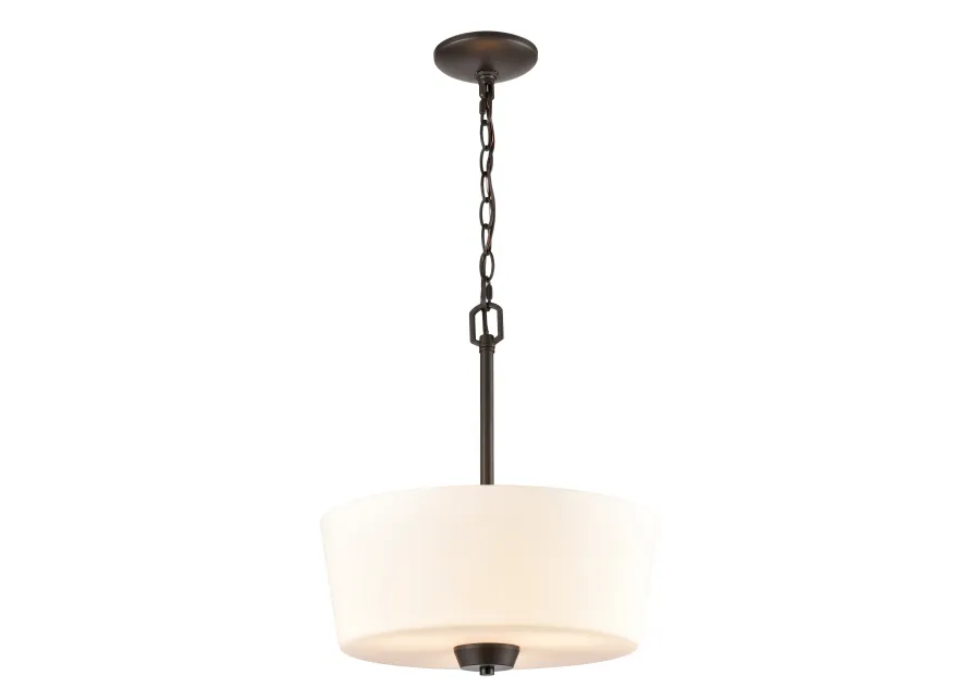 Winslow 15" Wide 3-Light Pendant - Oil Rubbed Bronze