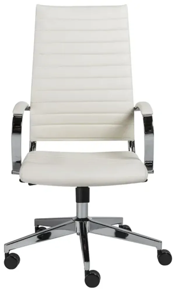 Brooklyn High Back Office Chair in White