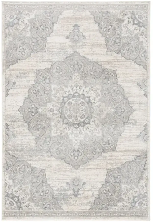 Brentwood 802 Ivory / Beige 4' X 6' Small Rectangle Powerloomed Rug