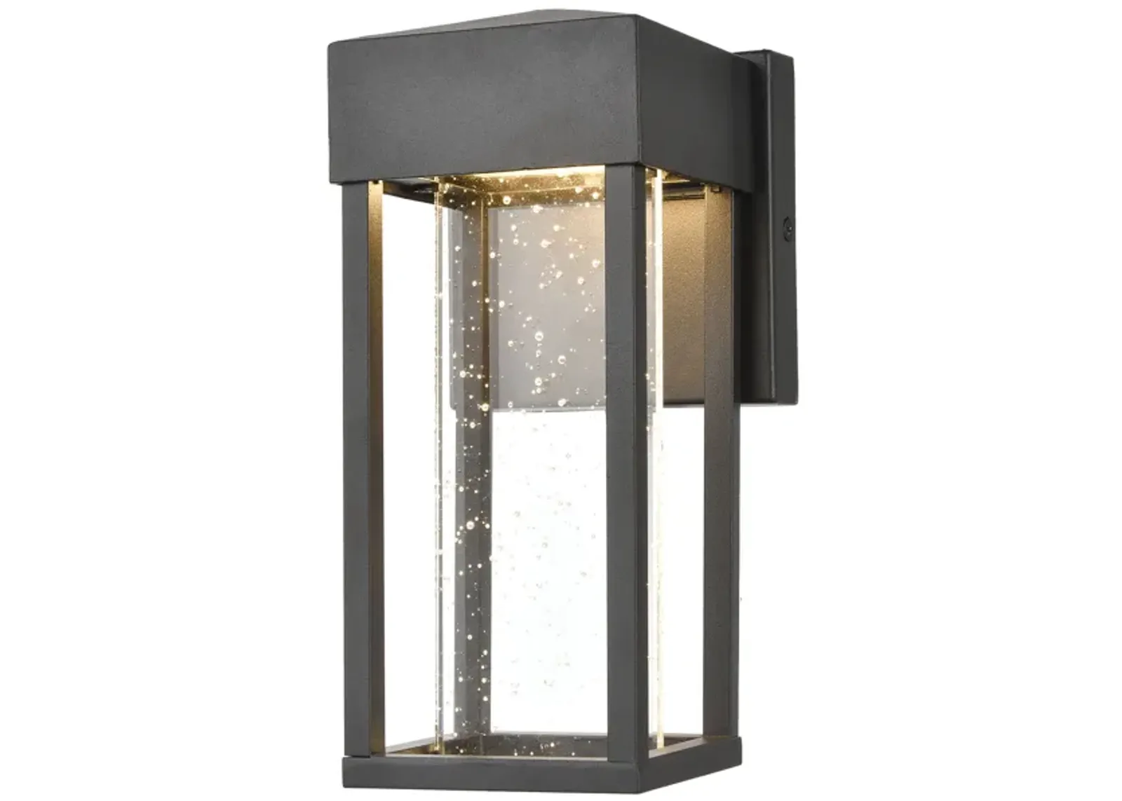 Emode 10" High 1-Light Outdoor Sconce - Matte Black